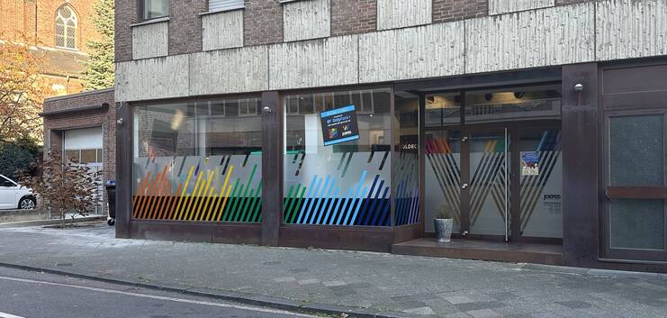 Ladenfront Ansicht der Front des Ladenlokals